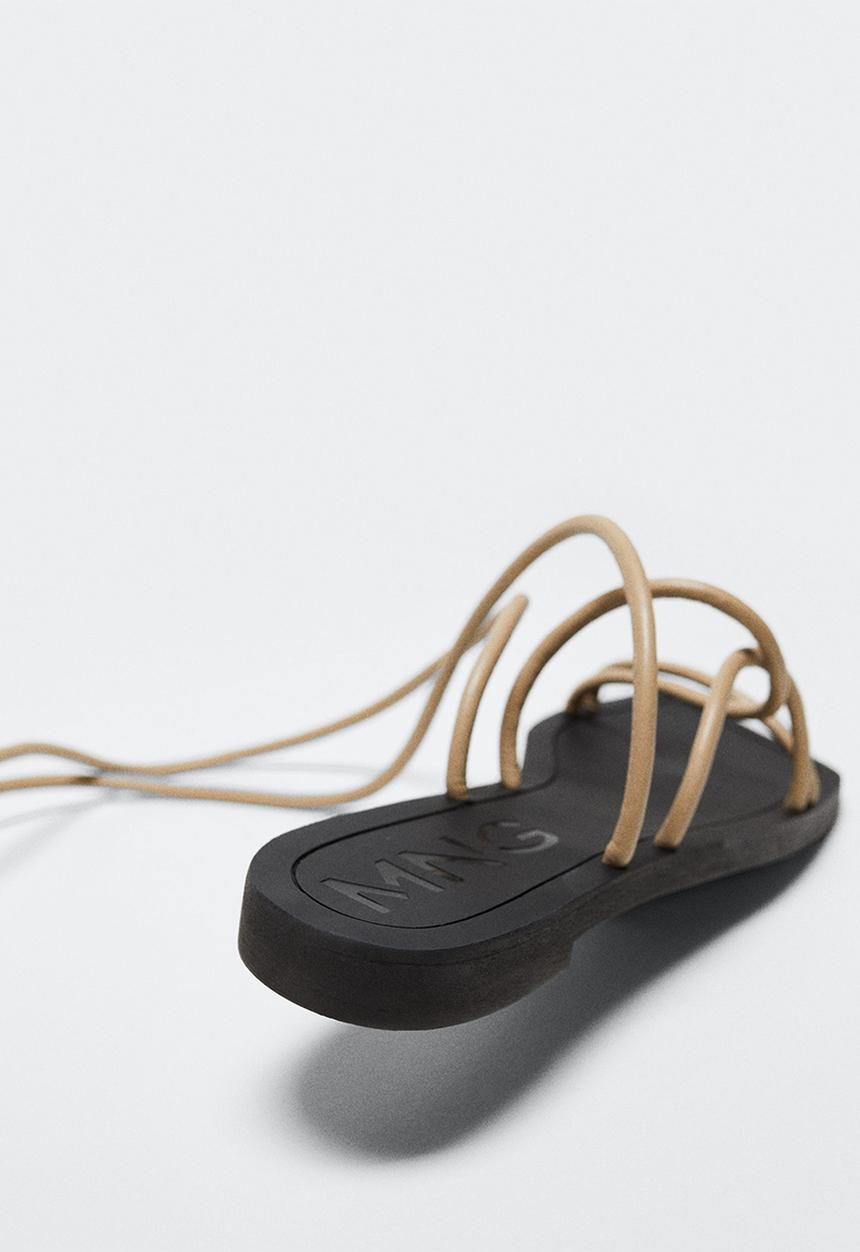 MANGO - Paula strappy sandal - beige