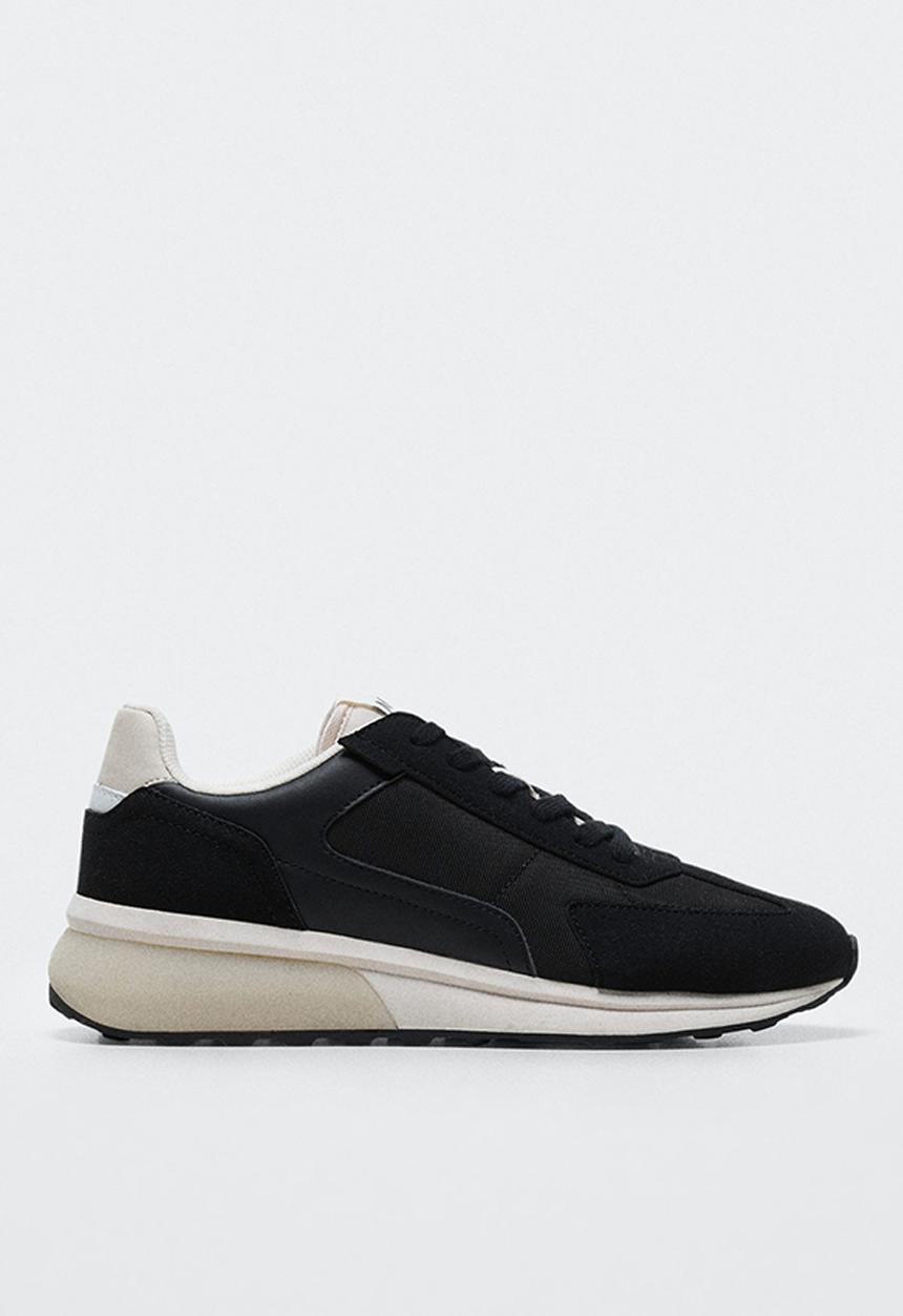 MANGO - Sport shoes rule - black