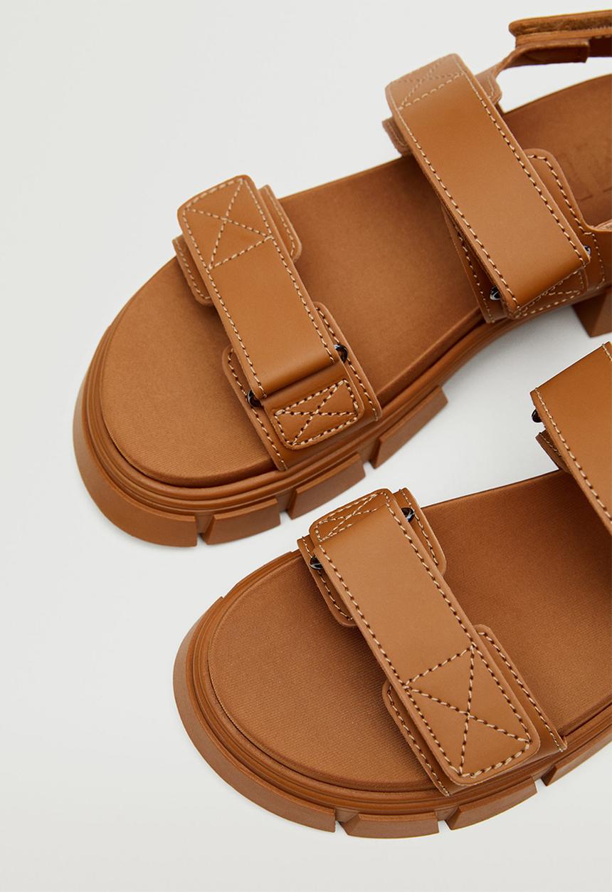 MANGO - Kid sandal - rust