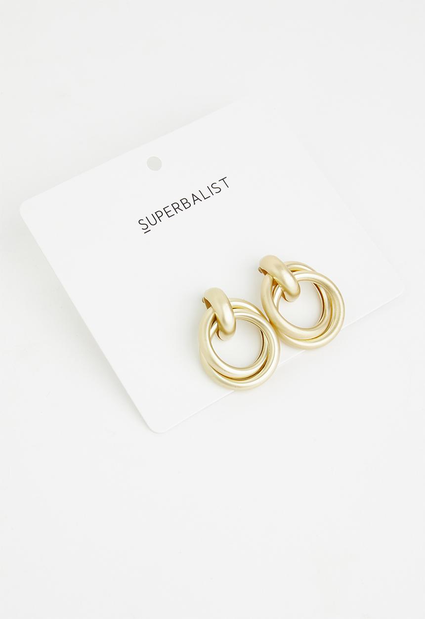 Superbalist - Jeunesse stud earrings - gold