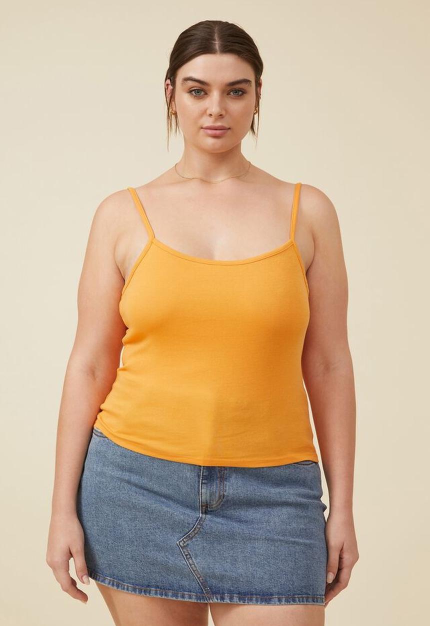 Cotton On - Curve the 91 cami - soft orange
