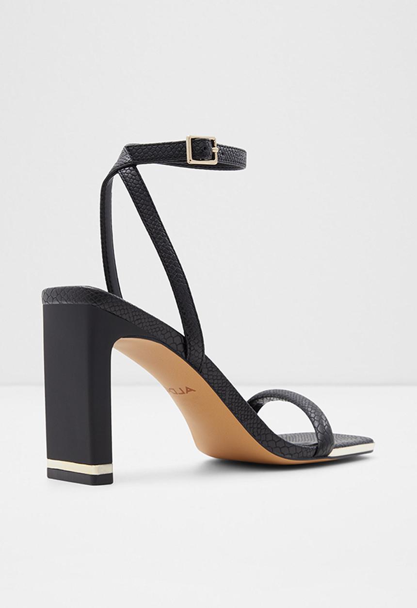 ALDO - Elize barely there block heel - black