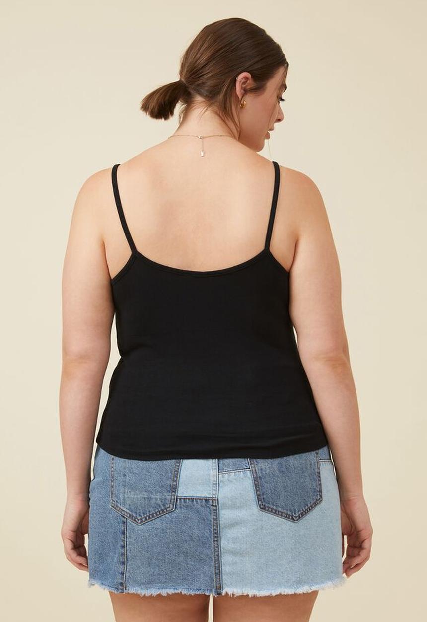 Cotton On - Curve the 91 cami - black