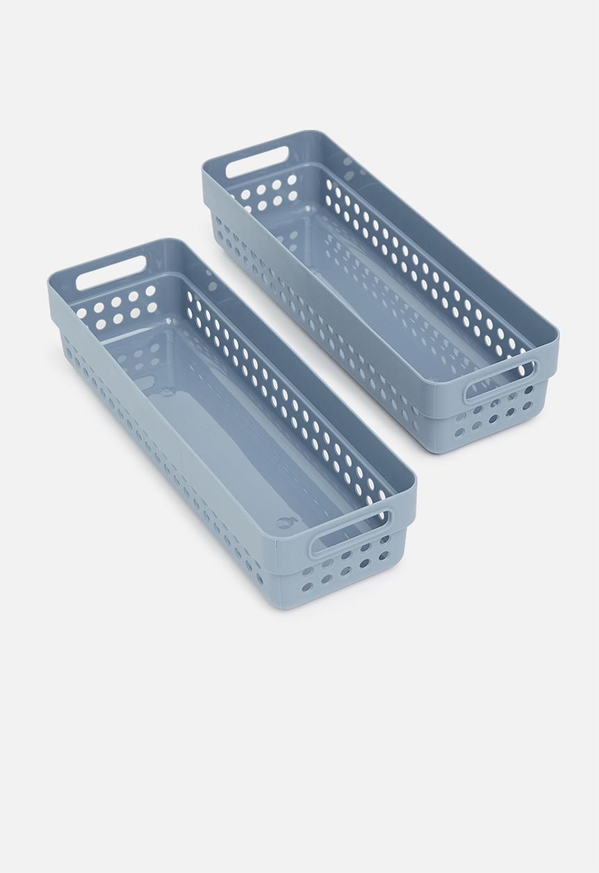 Storage Solutions - Notty storage basket set of 2- blue