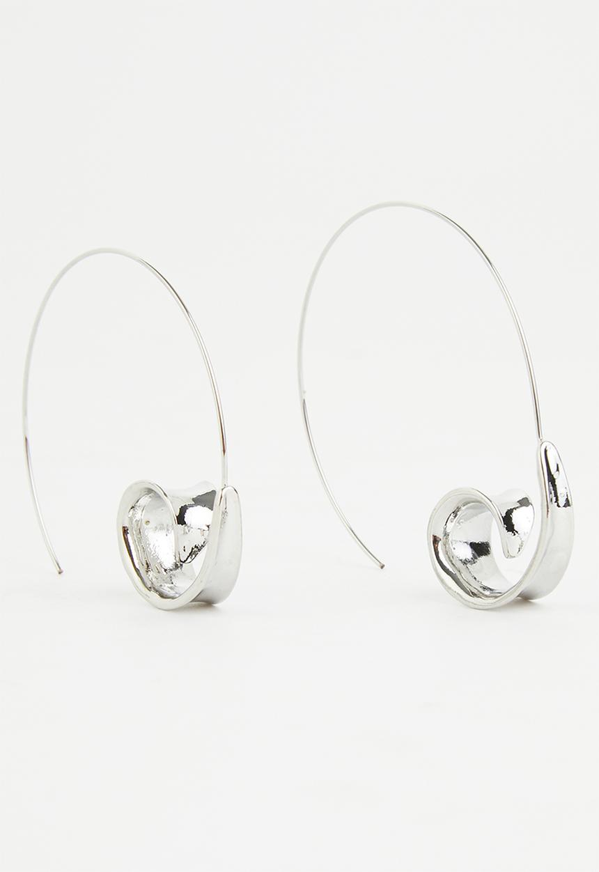 Superbalist - Libby hoop earrings - silver