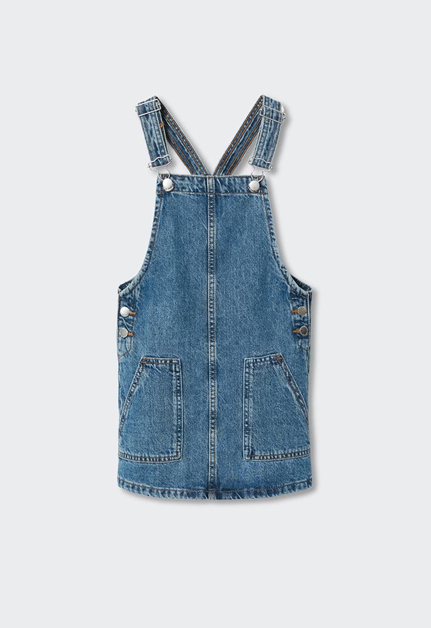 MANGO - Dungaree dress paula - blue