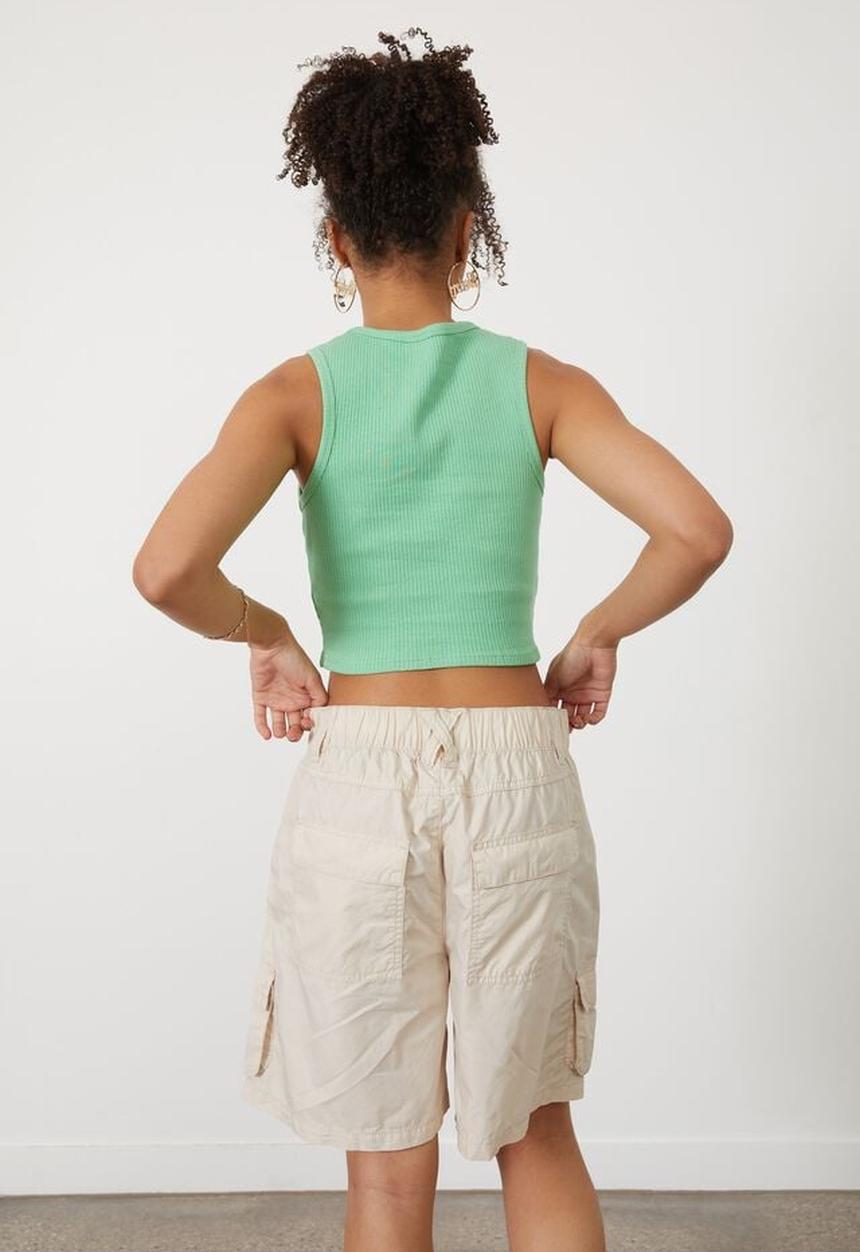 Factorie - Baggy cargo short - light stone