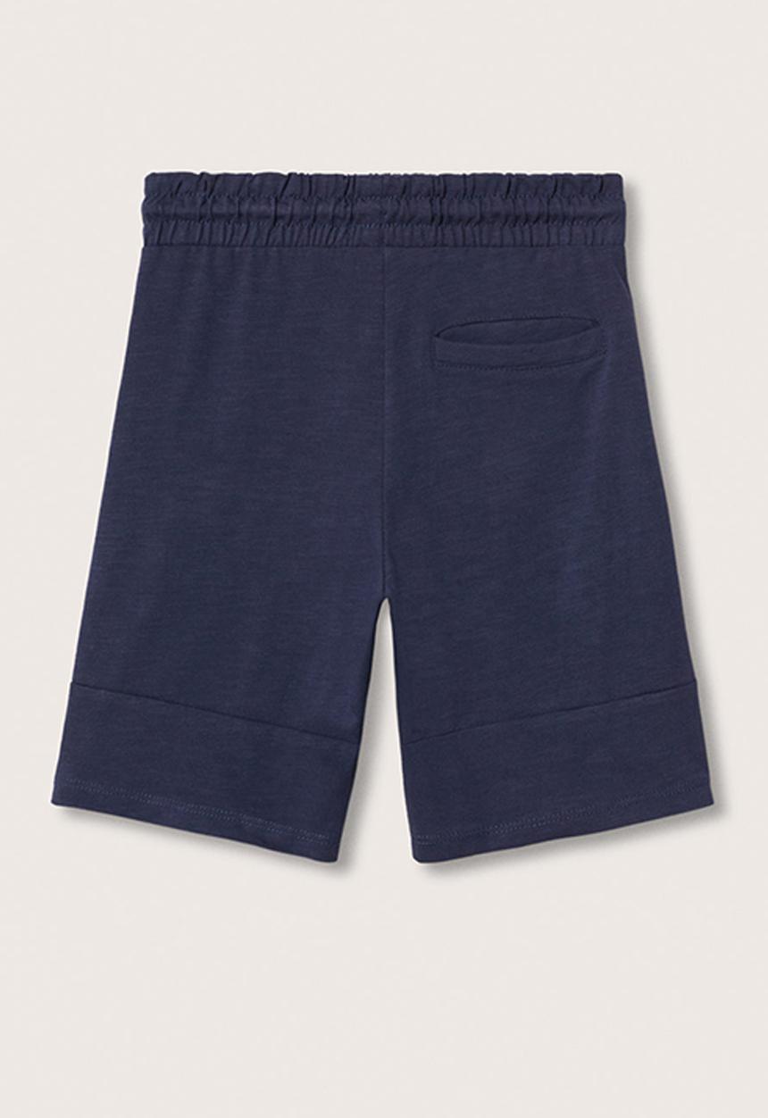 MANGO - Bermuda shorts slub - navy