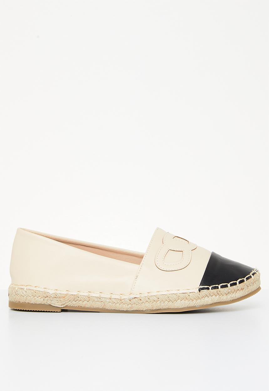 Madison® - Paisley espadrille slip-on - neutral & black