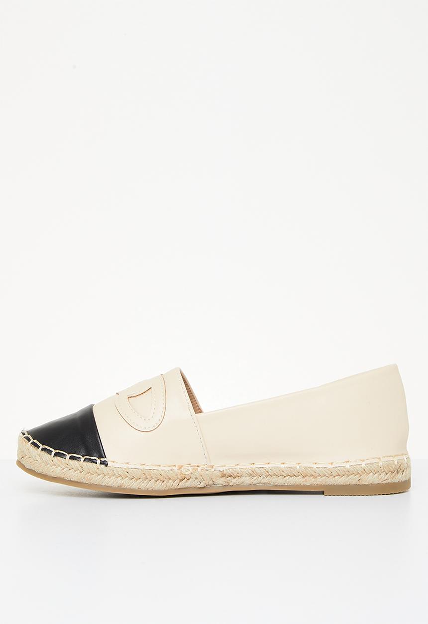 Madison® - Paisley espadrille slip-on - neutral & black