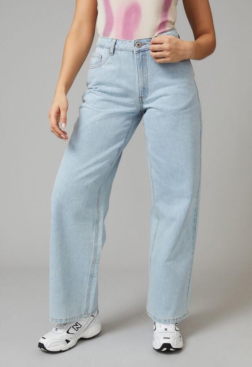 Factorie - Low rise baggy jean - ice blue
