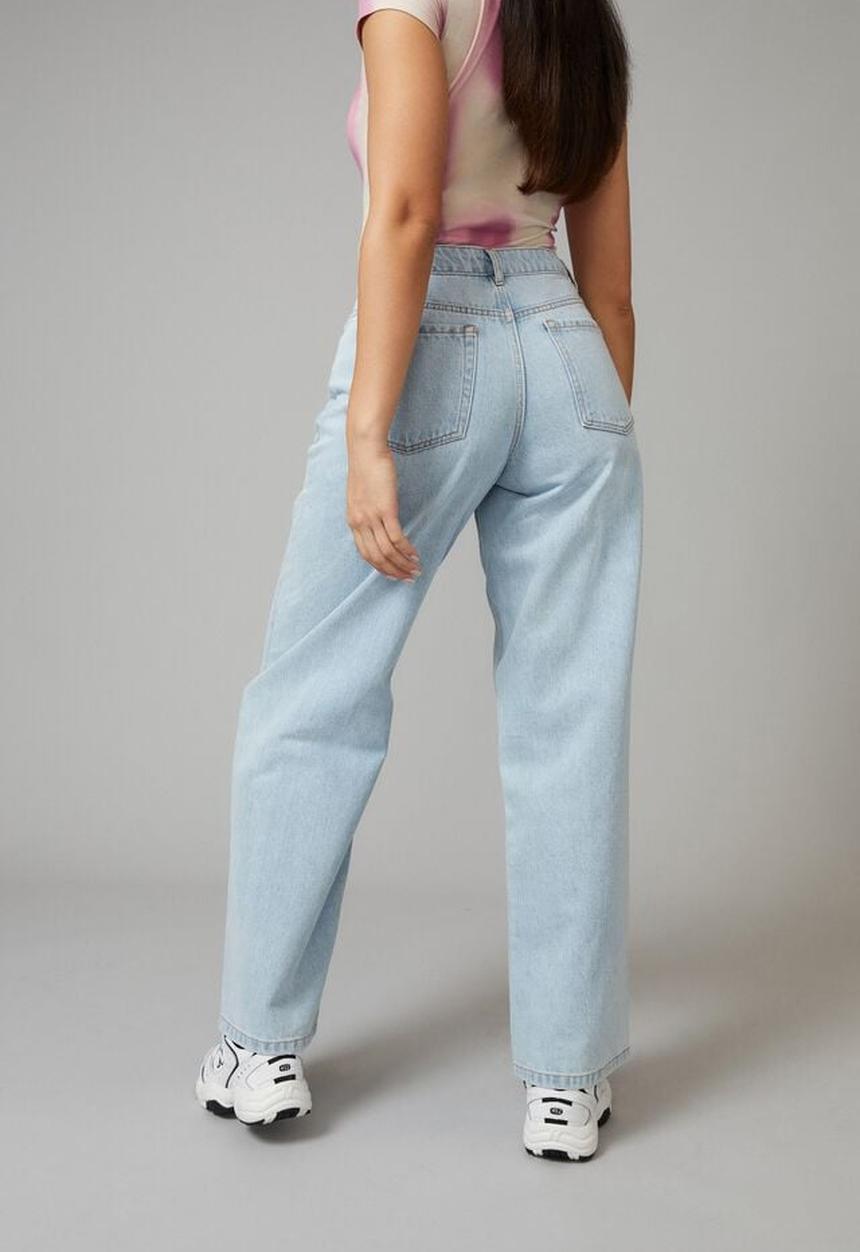 Factorie - Low rise baggy jean - ice blue