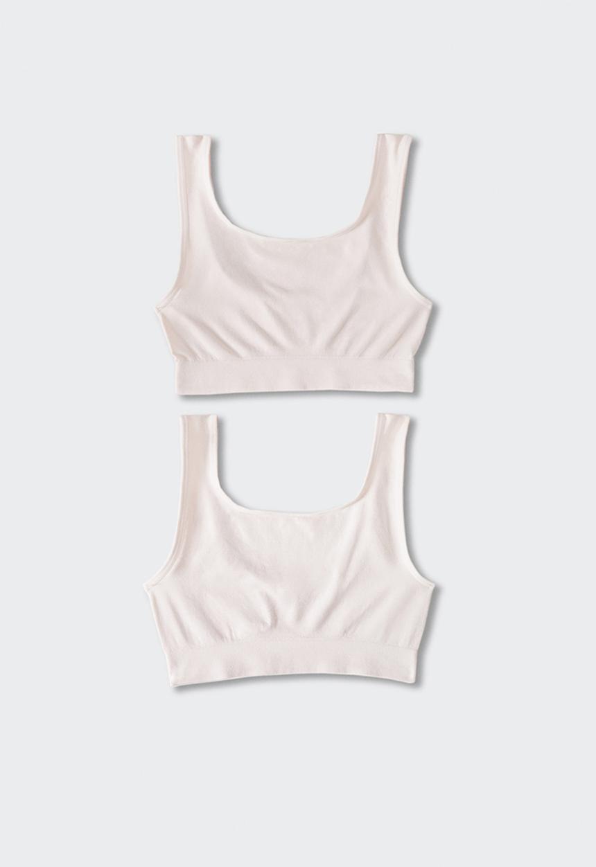 MANGO - Bra jacky - pastel pink