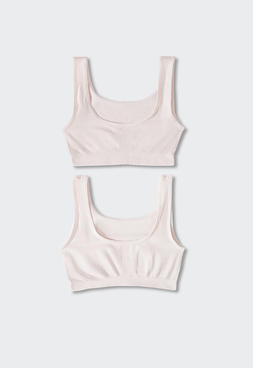 MANGO - Bra jacky - pastel pink