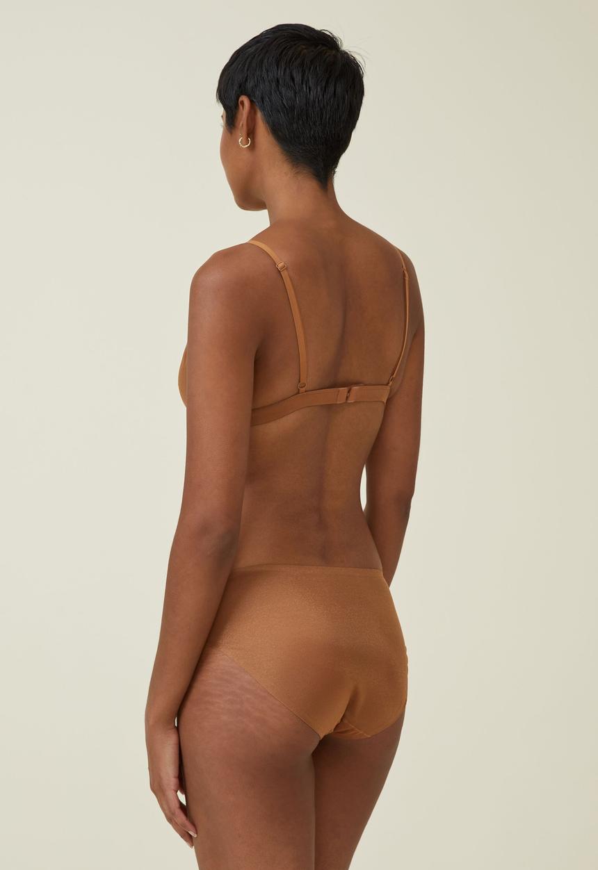 Cotton On - The invisible bikini brief - golden shimmer