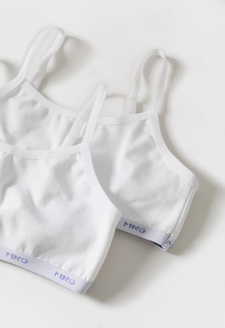 MANGO - Bra mngtop - off white 