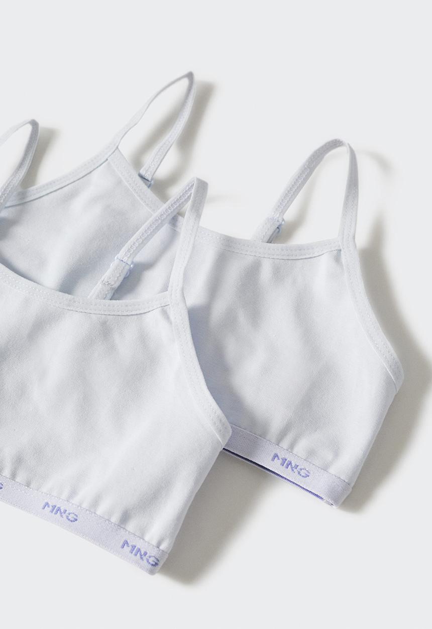 MANGO - Bra mngtop - pastel blue