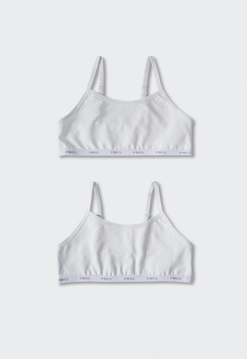 MANGO - Bra mngtop - pastel blue
