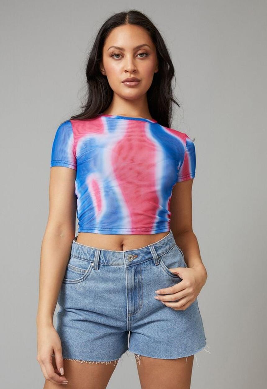 Factorie - Relaxed denim short - blue crush