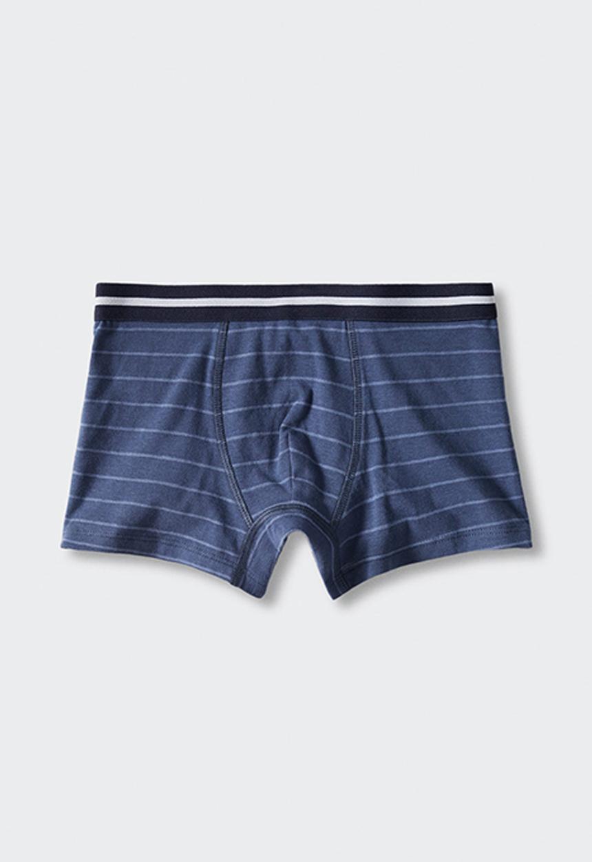 MANGO - Boxers stripes - medium blue