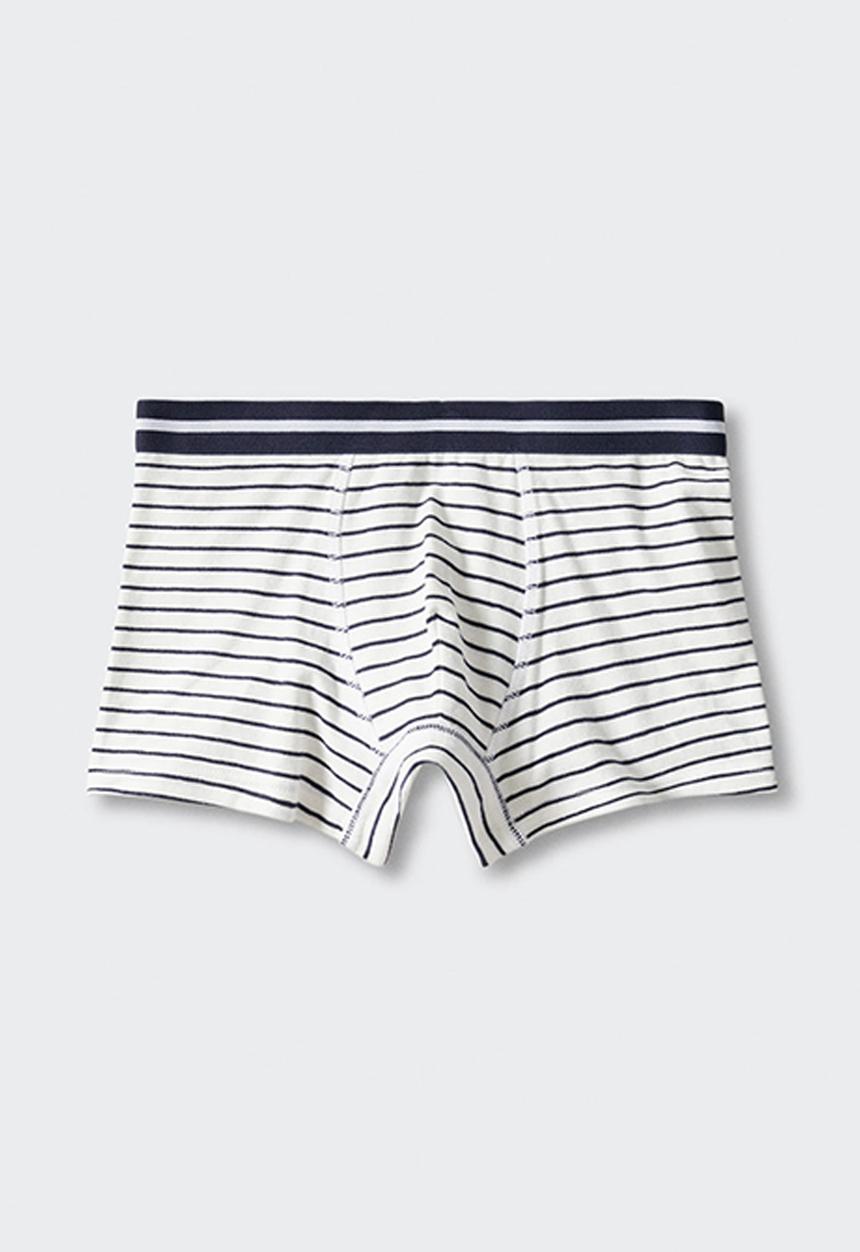 MANGO - Boxers stripes - medium blue