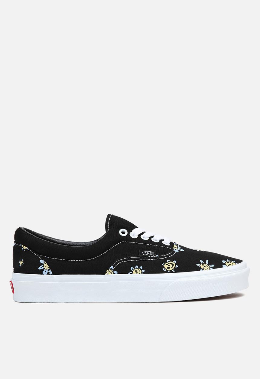 Vans - Era -  trippy grin floral black/yellow