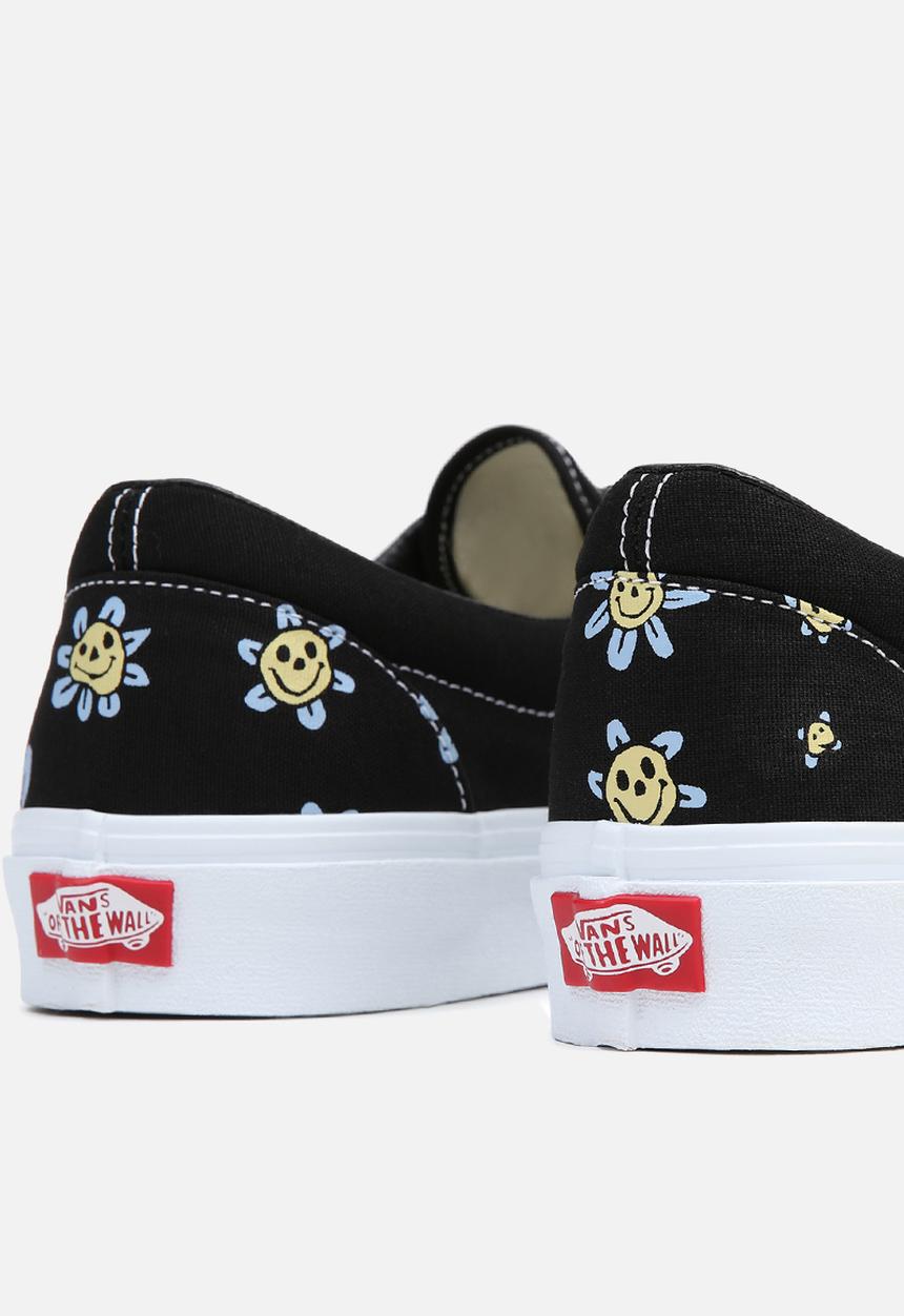 Vans - Era -  trippy grin floral black/yellow