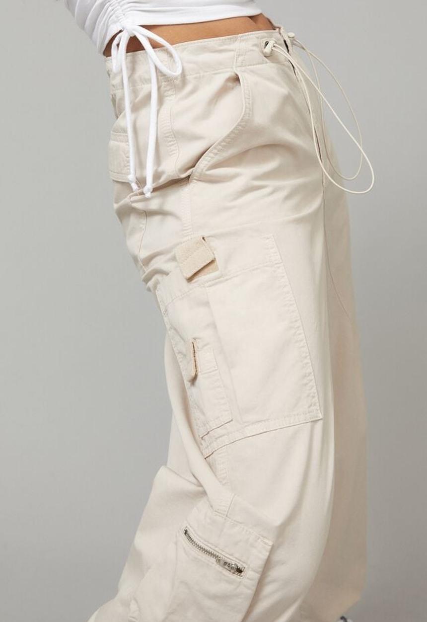 Factorie - Utility bungee cord cargo pant - light stone