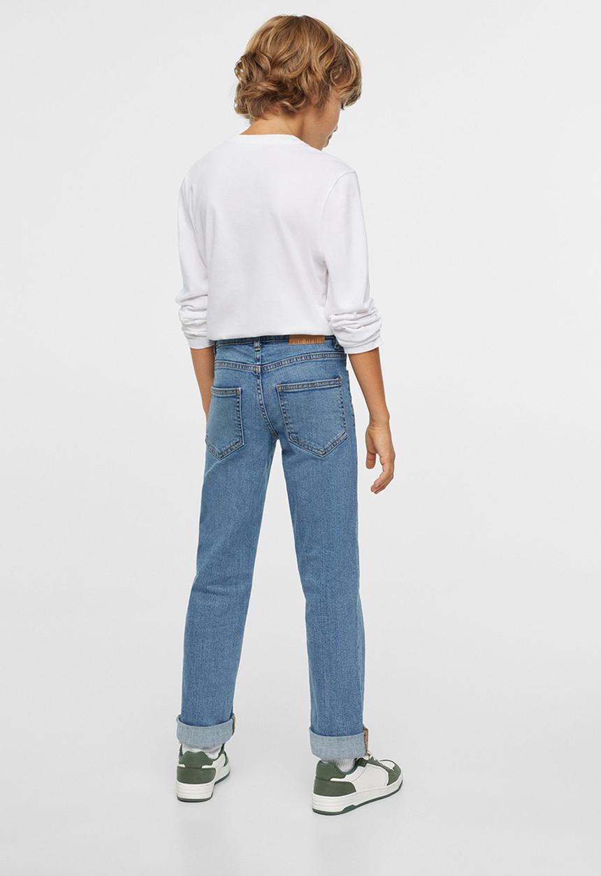 MANGO - Jeans regular - open blue