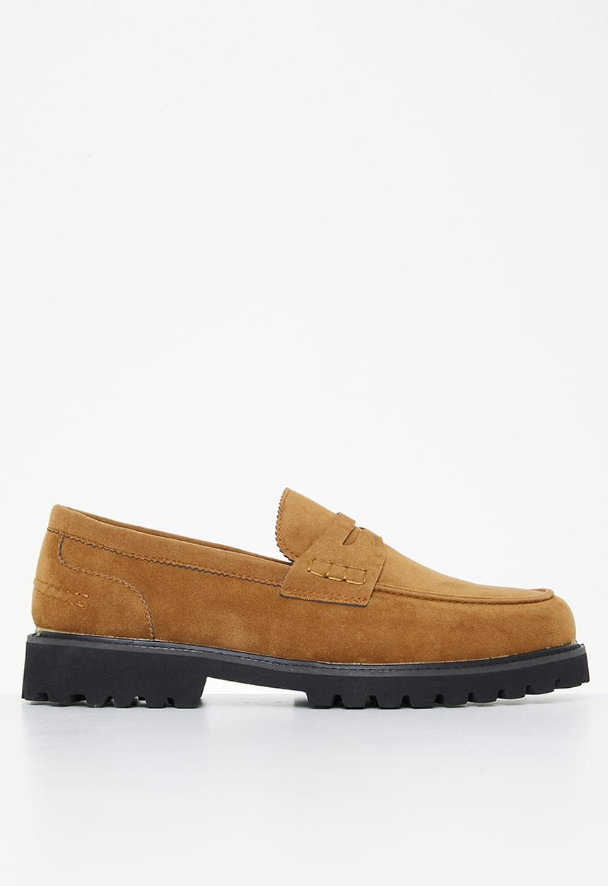 PC - Penny suede slip-on - pumpkin spice