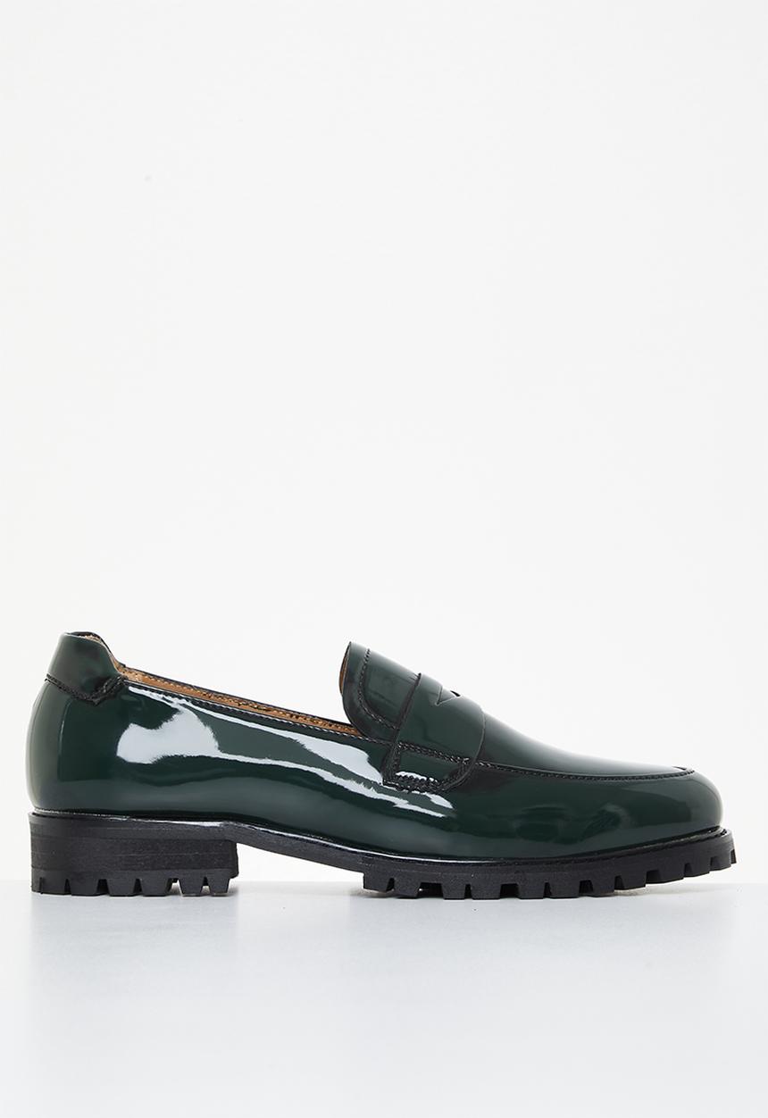 PC - Tractor penny hi shine leather - green brush