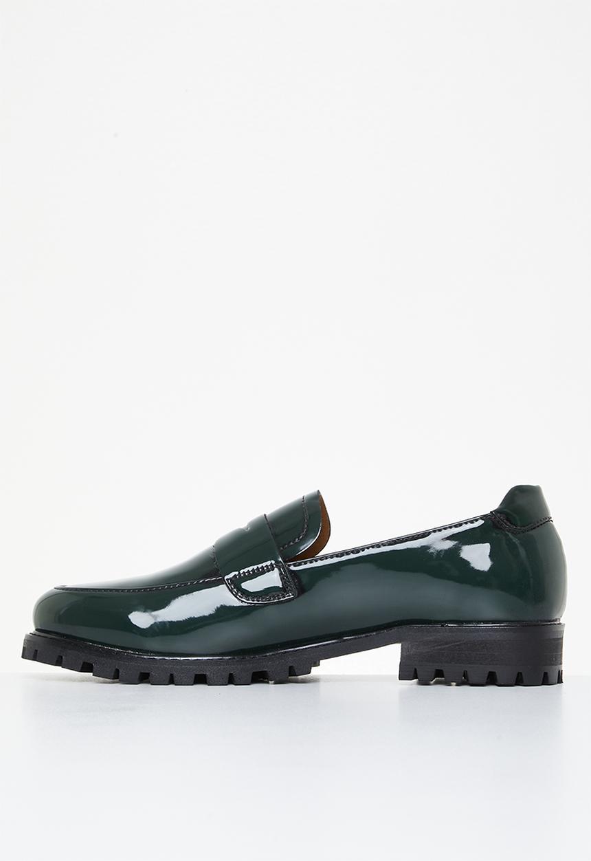 PC - Tractor penny hi shine leather - green brush