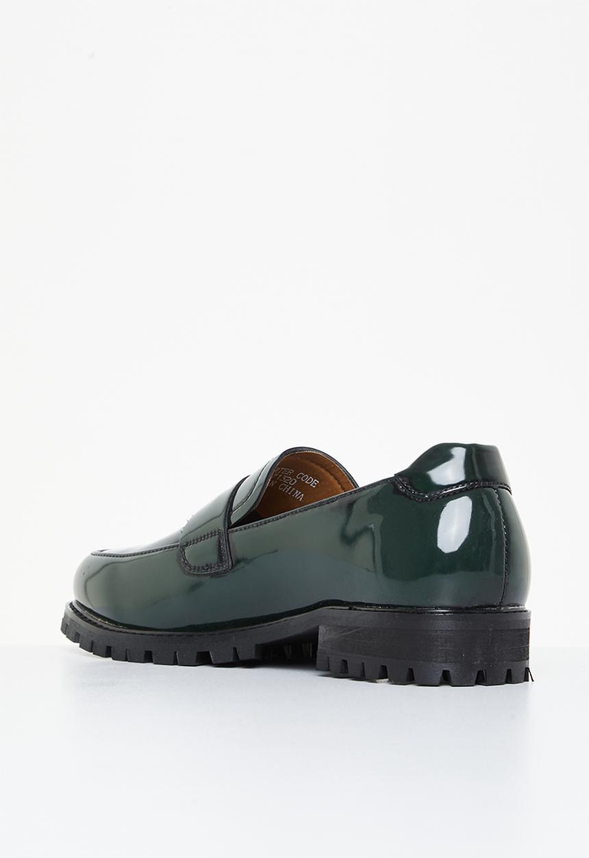 PC - Tractor penny hi shine leather - green brush