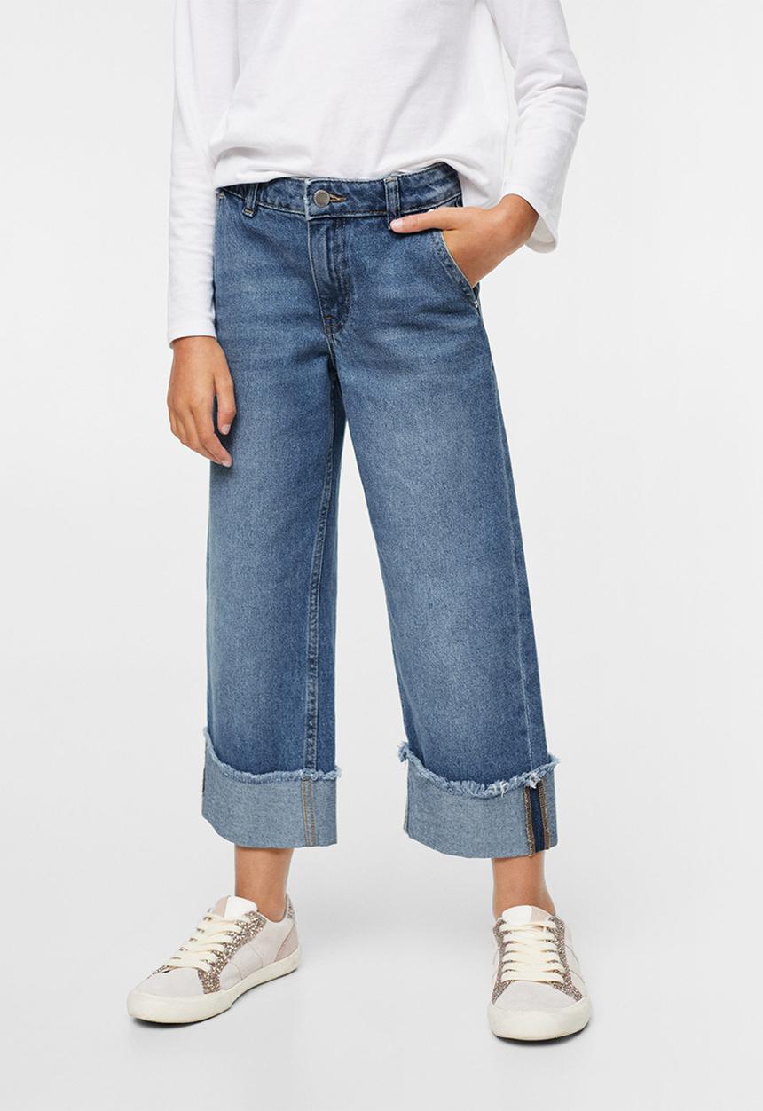 MANGO - Jeans korea - open blue