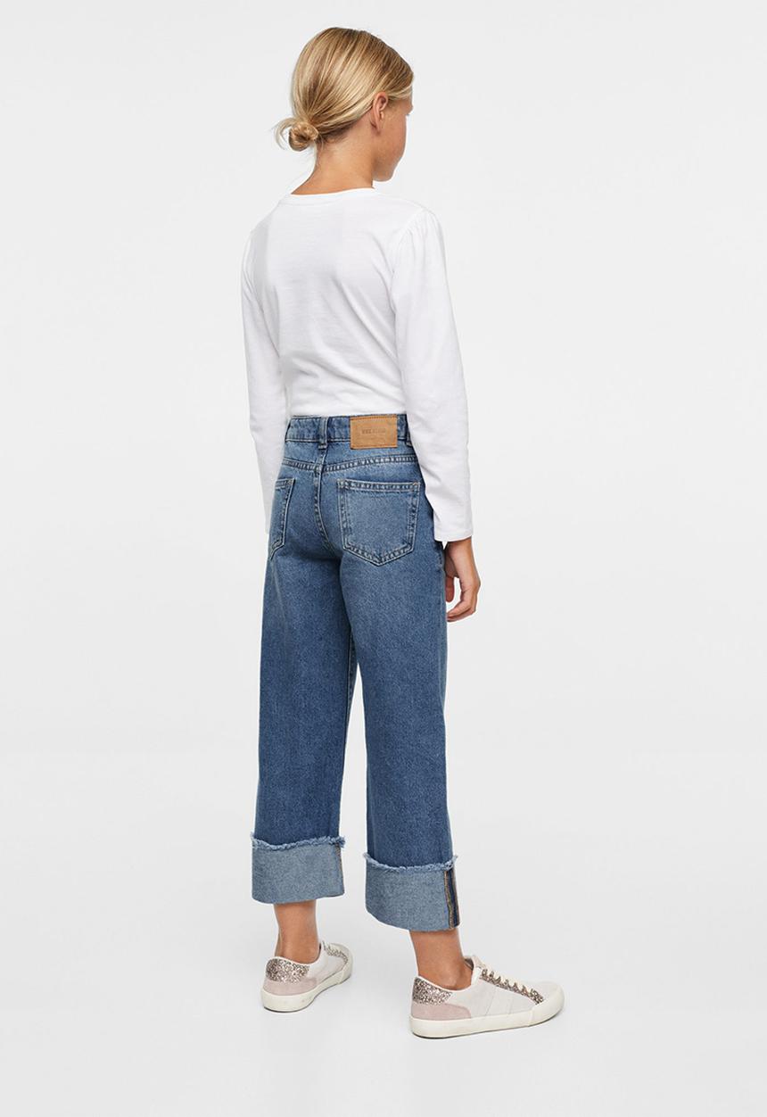 MANGO - Jeans korea - open blue