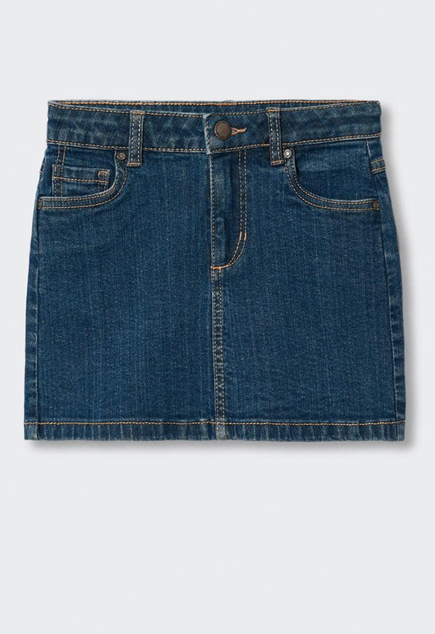 MANGO - Skirt sue - dark blue