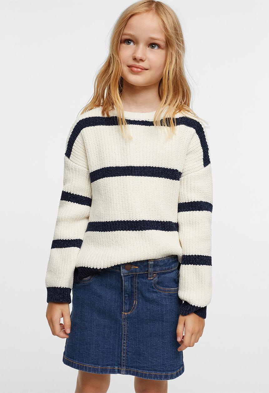 MANGO - Skirt sue - dark blue