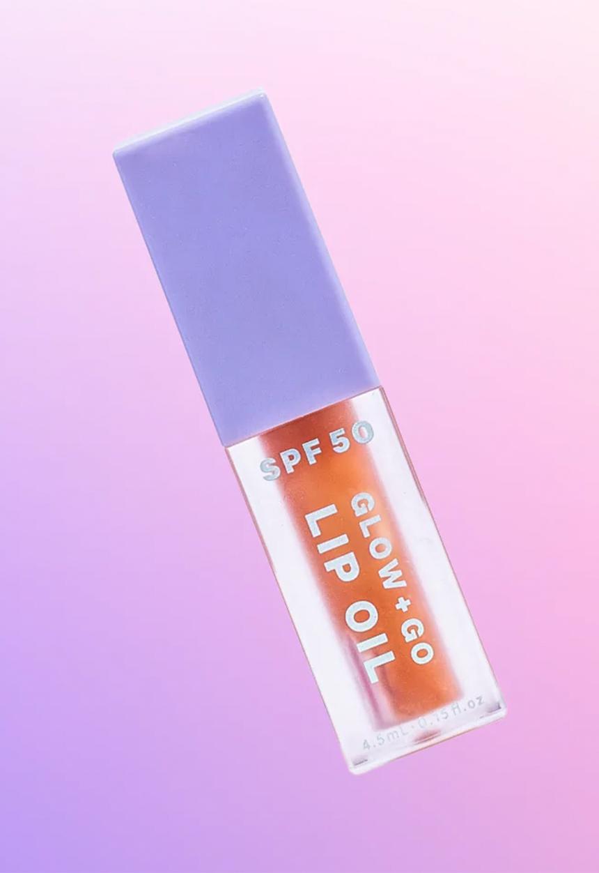 Naked Sundays - SPF50 Glow + Go Hydrating Lip Oil - Salted Caramel