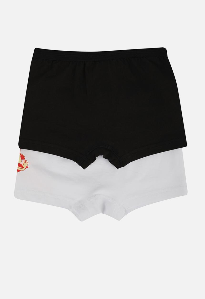 Trendyol - Boys boxer shorts - black and white 2 pack