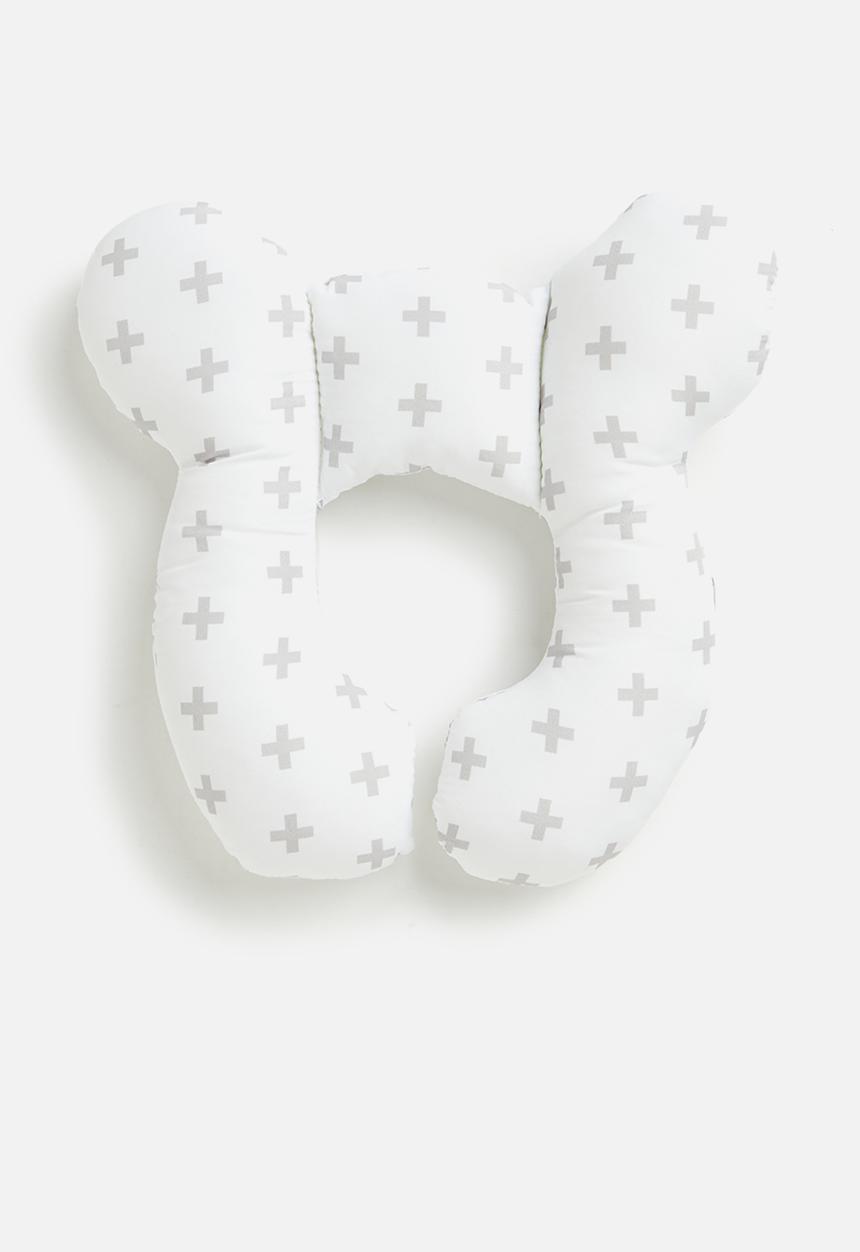 Pop Candy - Baby printed pillow - white