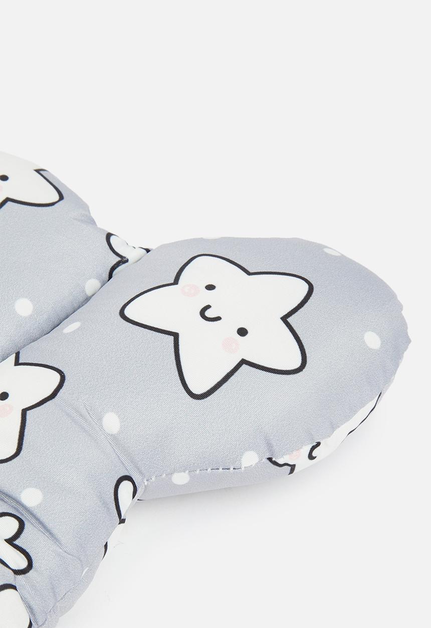 Pop Candy - Baby star pillow - grey