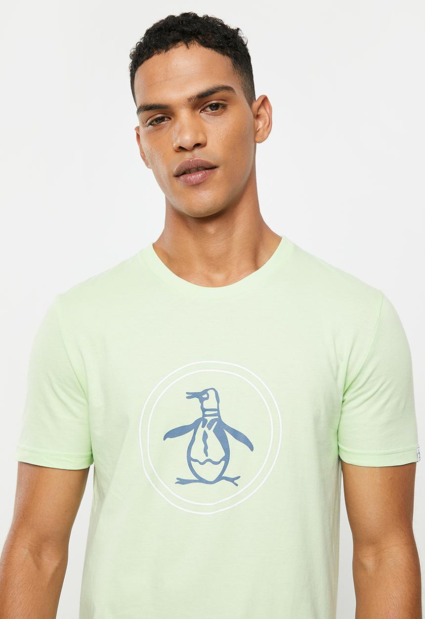 Original Penguin - Circle logo short sleeve tee - lichen mint