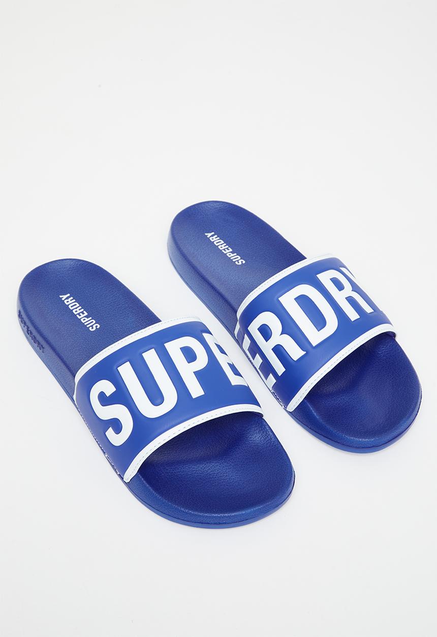 Superdry. - Code core pool slide - royal/optic