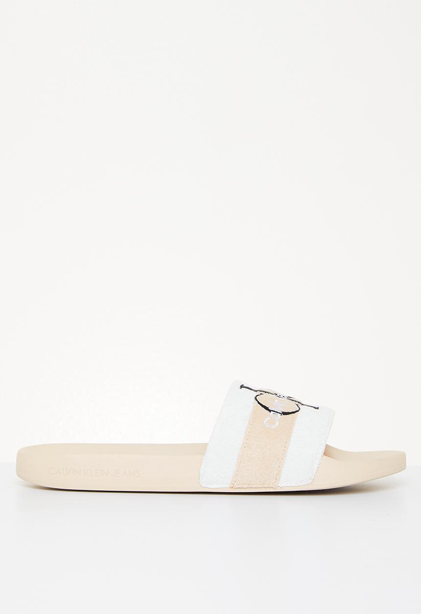 Calvin Klein - Slide terry cloth - tuscan beige