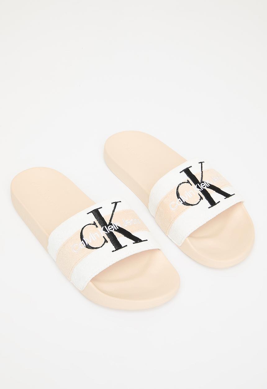 Calvin Klein - Slide terry cloth - tuscan beige