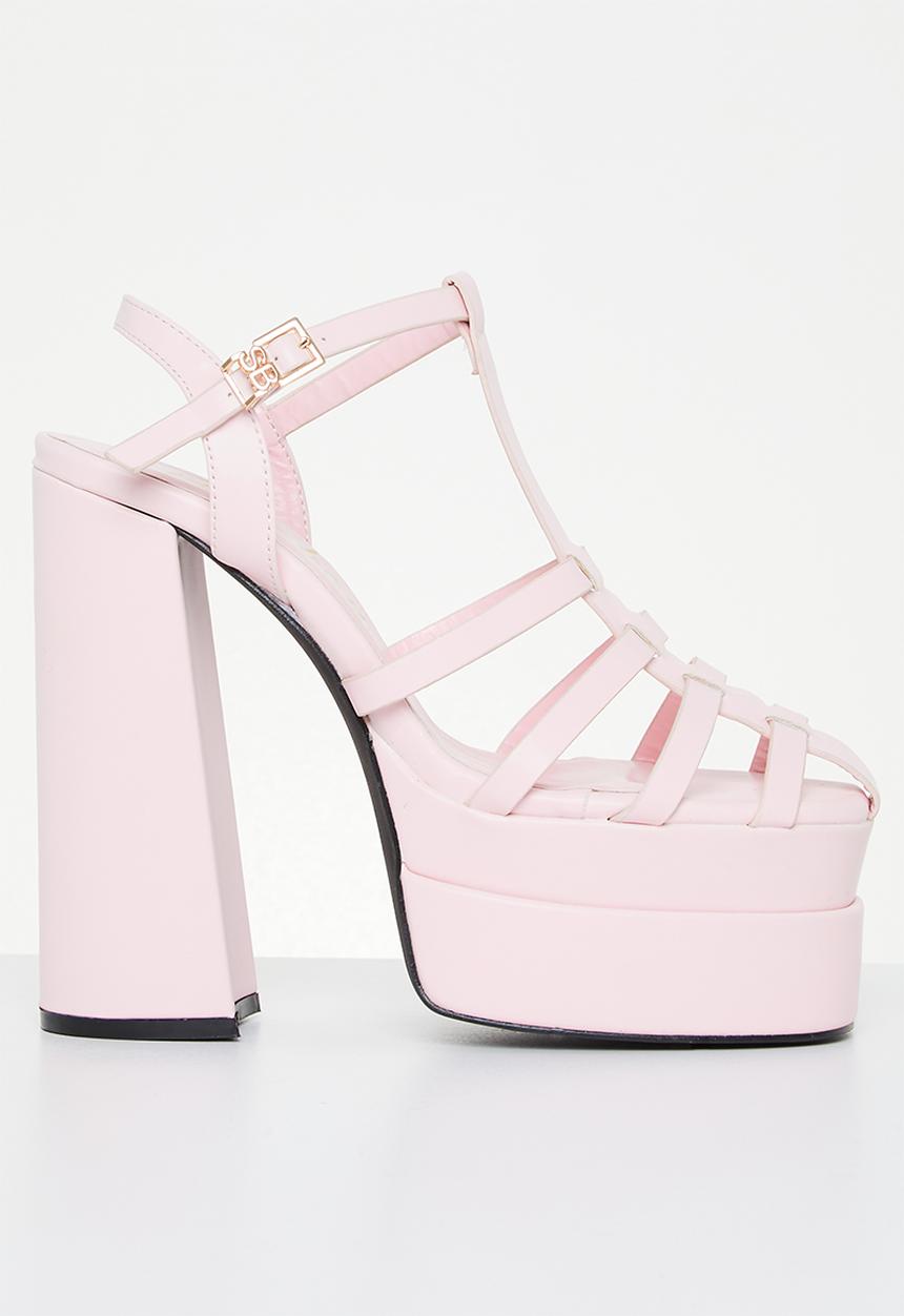 SISSY BOY - Pink paradise heel - dusty pink