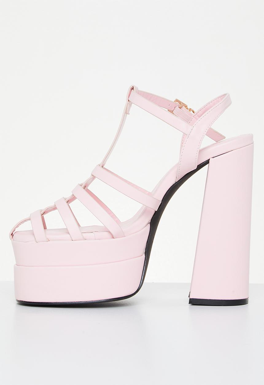 SISSY BOY - Pink paradise heel - dusty pink