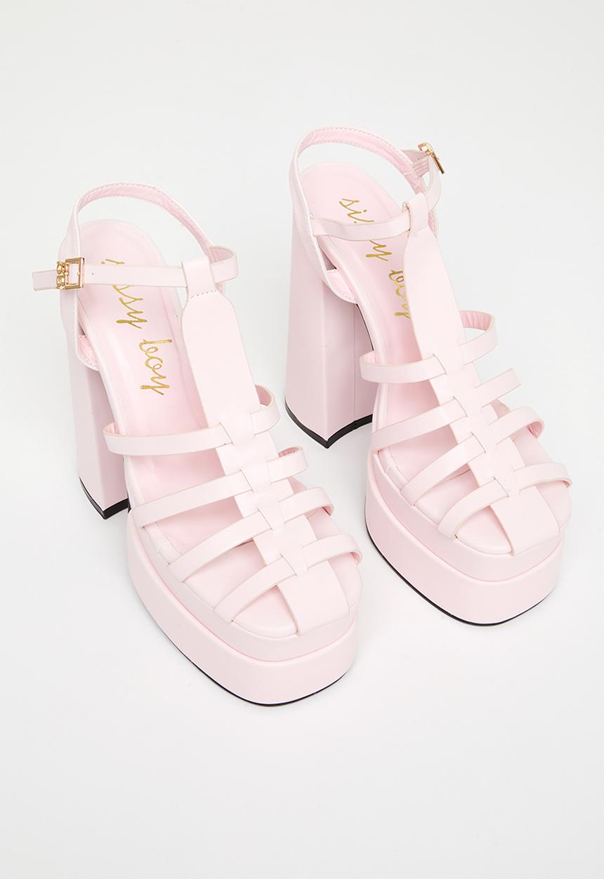 SISSY BOY - Pink paradise heel - dusty pink