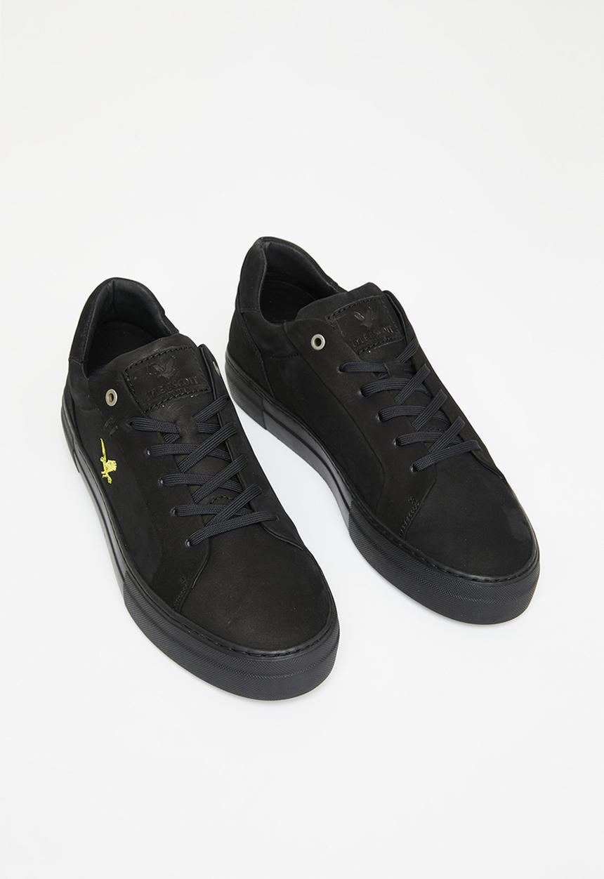 Lyle & Scott - Coe leather - black