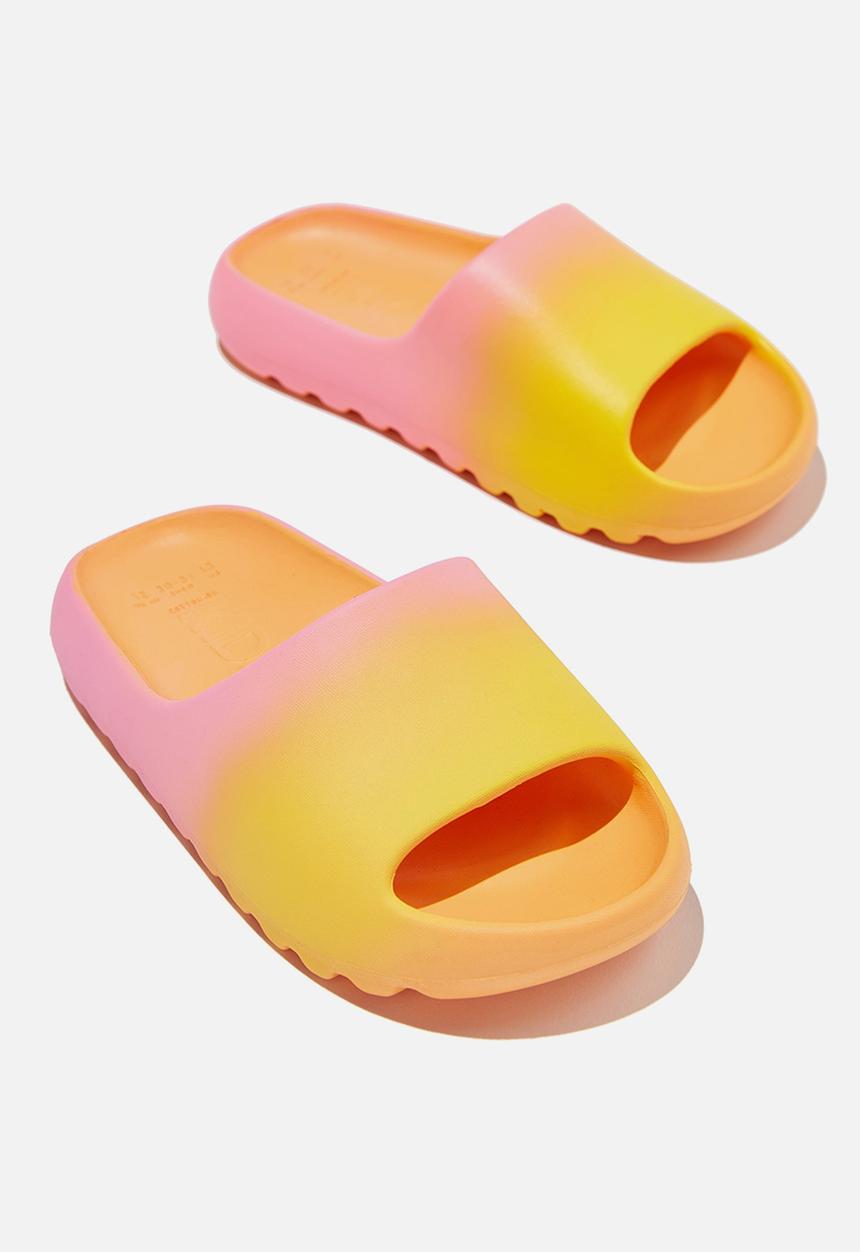 Cotton On - Sunny beach slide - pink ombre